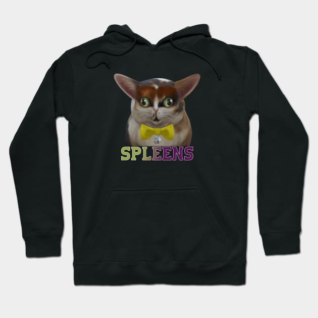 My cat's name is spleens - favorite tee vintage Hoodie by Get Yours